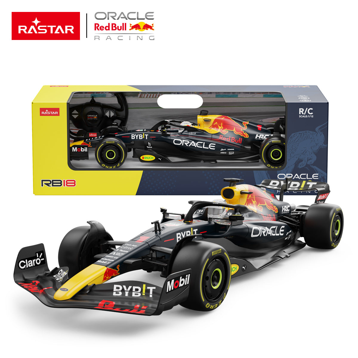 Rastar Licensed 1:12 Oracle Red Bull F1 Racing RB18 Remote Control Car