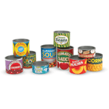 Melissa & Doug Let's Play House! Grocery Cans