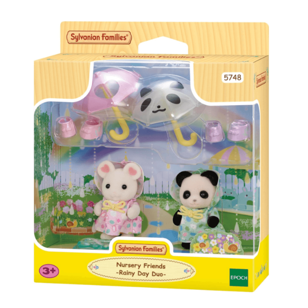 Sylvanian Families Nursery Friends Rainy Day Duo