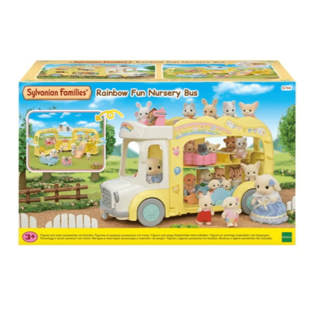 Sylvanian Families Rainbow Fun Nursery Bus