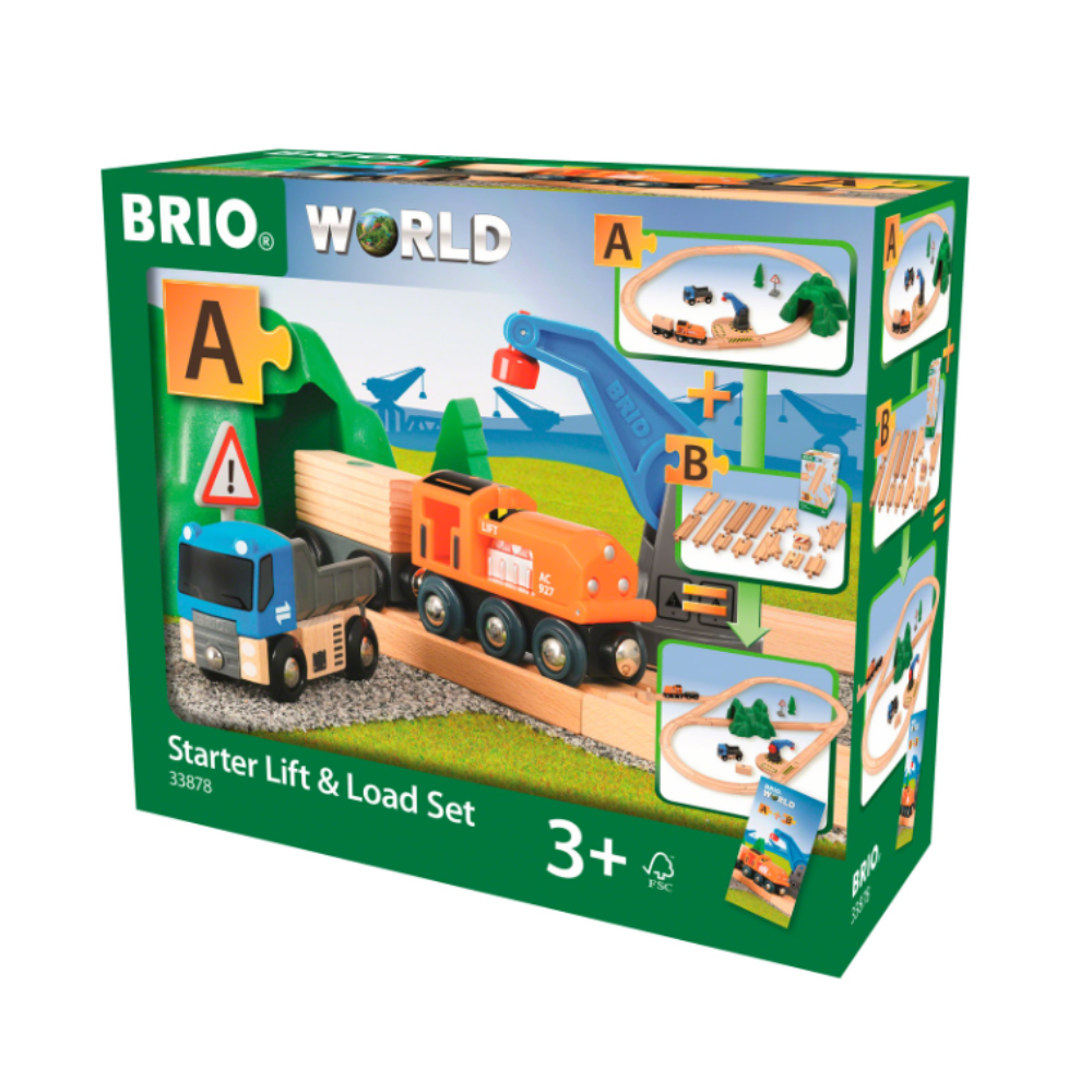 BRIO Starter Lift & Load Set A 19 pieces