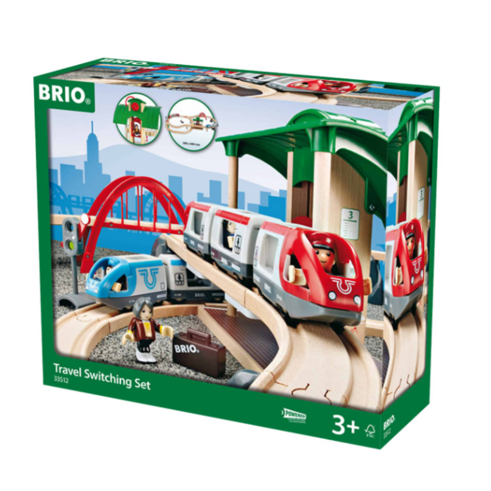 BRIO Travel Switching Set 42 pieces