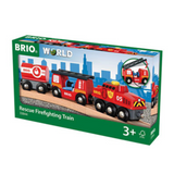 BRIO Rescue Firefighting Train 4 pieces