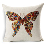 All 4 Kids 45cm Square Throw Pillow Cushion Cover - Butterfly