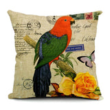 All 4 Kids 45cm Square Throw Pillow Cushion Cover - Lorikeet