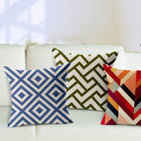 All 4 Kids 45cm Square Throw Pillow Cushion Cover - Vector Pattern