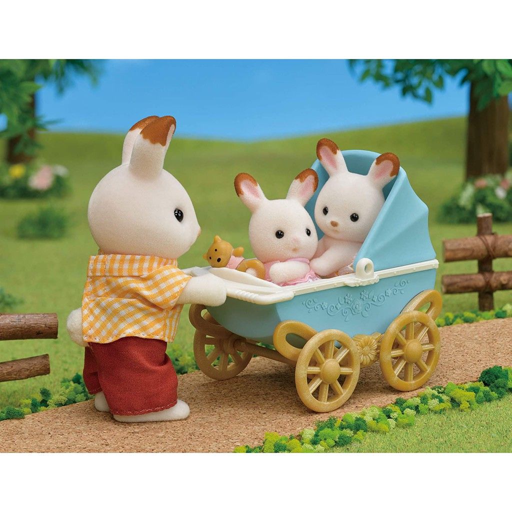 Sylvanian Families Chocolate Rabbit Twins Set