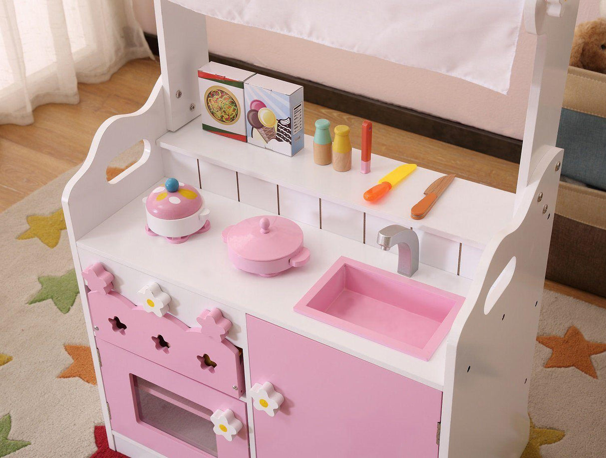 ALL 4 KIDS 2 In 1 Pretend Kitchen and Market Stall