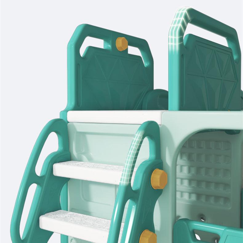 ALL 4 KIDS Lucas  Baby Slider and Swing Play Center with Bus - Green