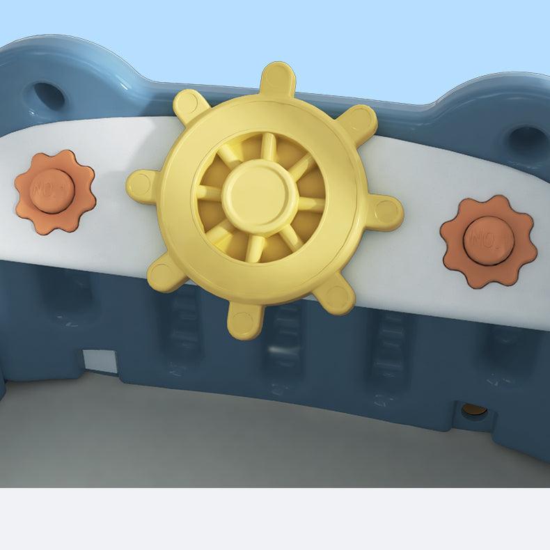 ALL 4 KIDS Lucas  Baby Slider and Swing Play Center with Bus - Green