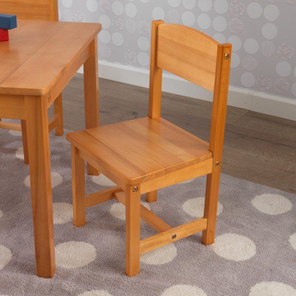 KidKraft Farmhouse Table & 4 Chairs Natural