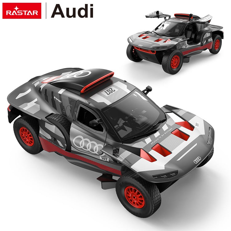 Rastar 1:14 Audi RS Q e-tron E2 Remote Control Car – Officially Licensed Dakar Rally Racer
