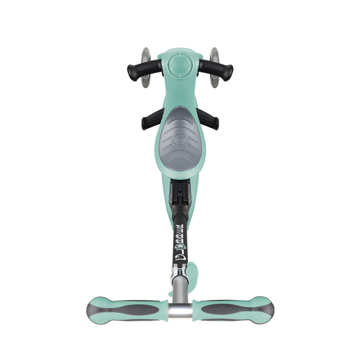 Globber GO UP Deluxe Convertible Scooter w Light up Wheels - Mint