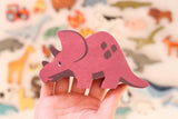 Tender Leaf Toys Triceraptops Wooden Animal