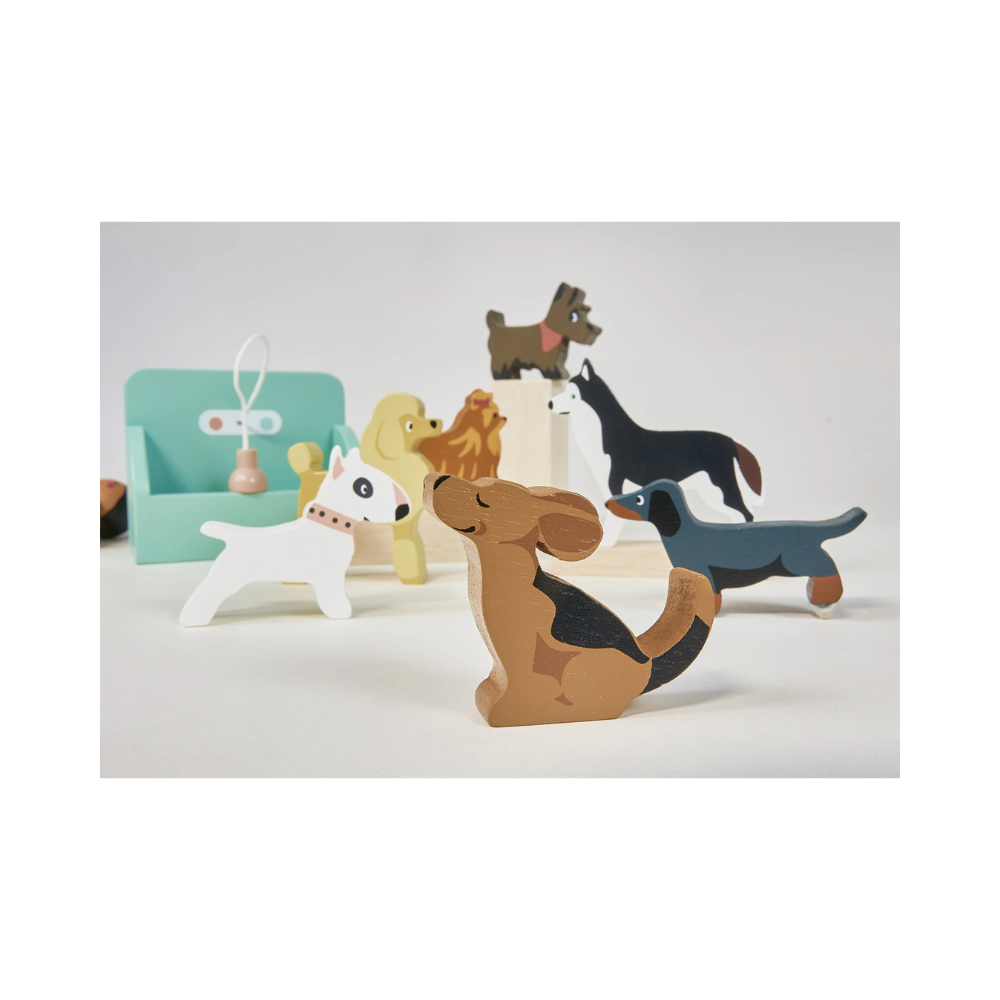 Tender Leaf Toys Waggy Tails Dog Salon Play Set