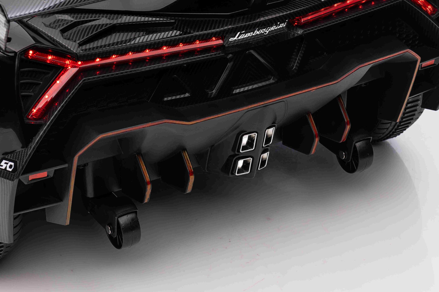 All 4 Kids Licensed Lamborghini Veneno Roadster Electrical Ride on Car - Black