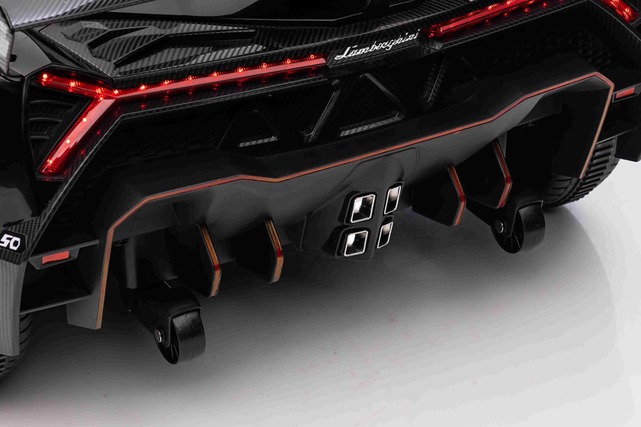 All 4 Kids Licensed Lamborghini Veneno Roadster Electrical Ride on Car - Black