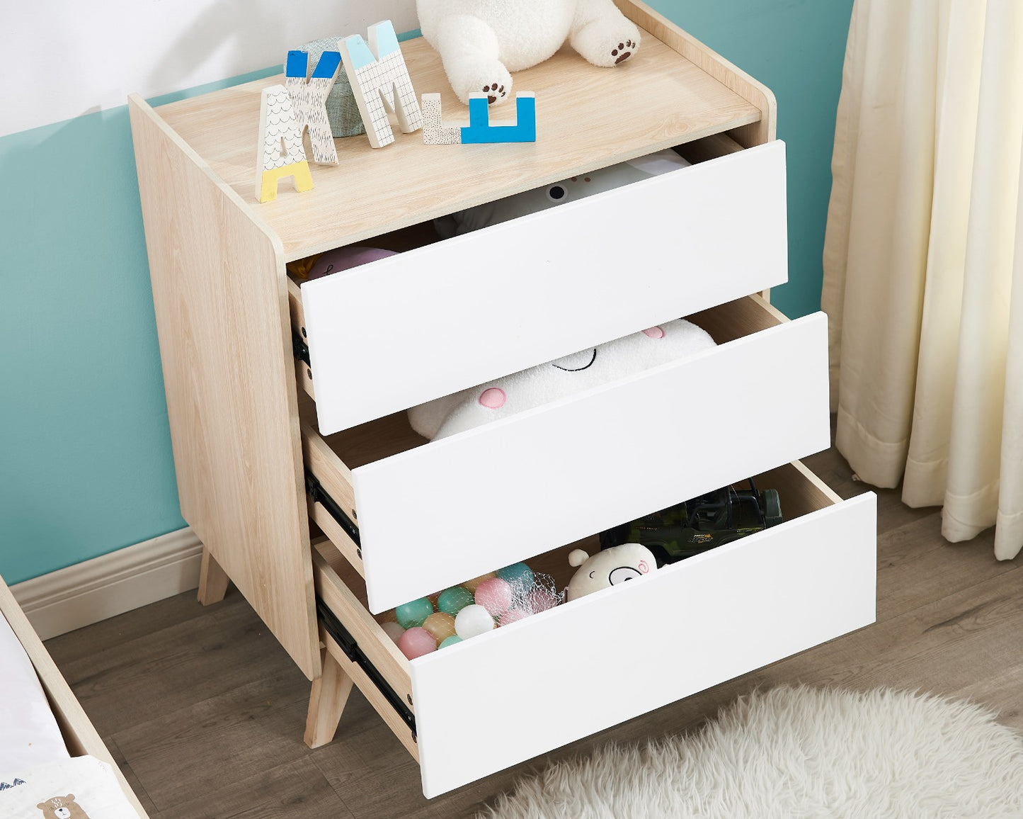 All 4 Kids Arthur 3 Drawer Chest