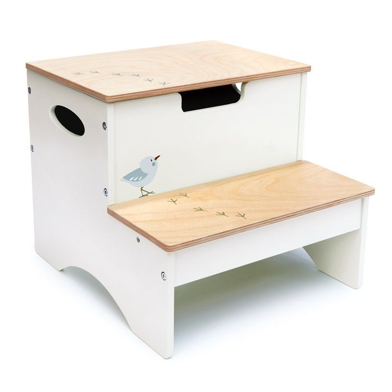 Tender Leaf Toys Kids Wooden Forest Step Stool