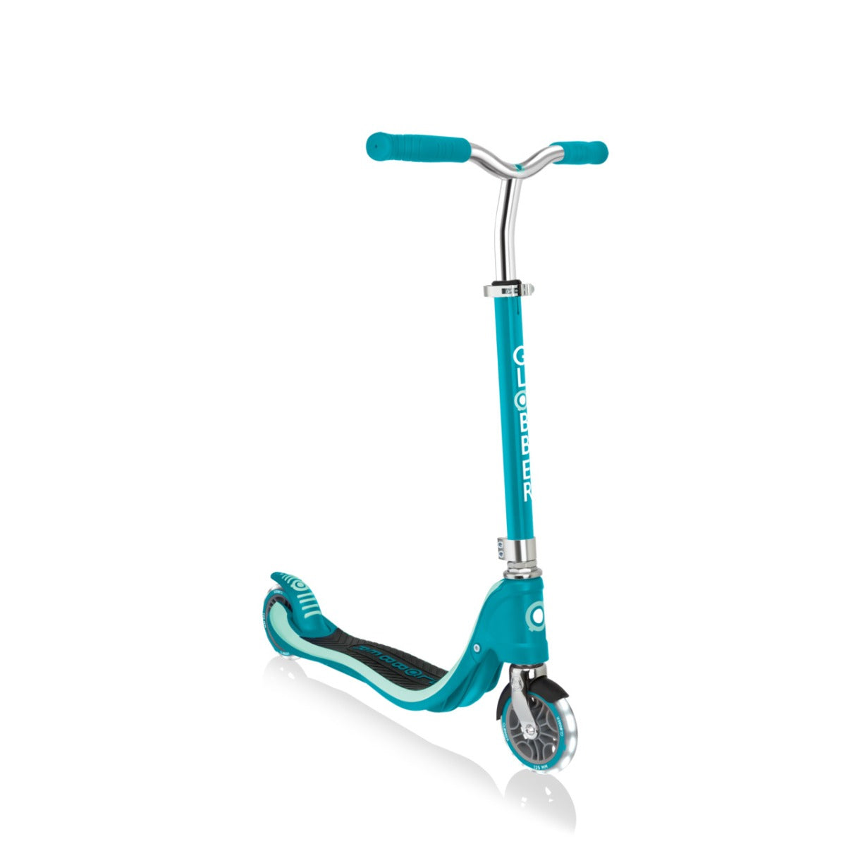 Globber FLOW 125 Wcooter with Light Up Wheels - Teal