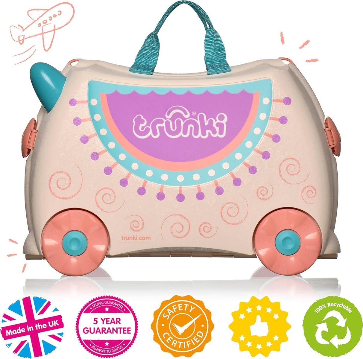 Trunki Ride on Luggage - Lola the Llama