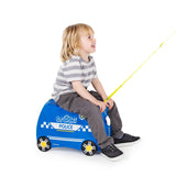 Trunki Kids Ride on Luggage Suitcase - Percy Police Car