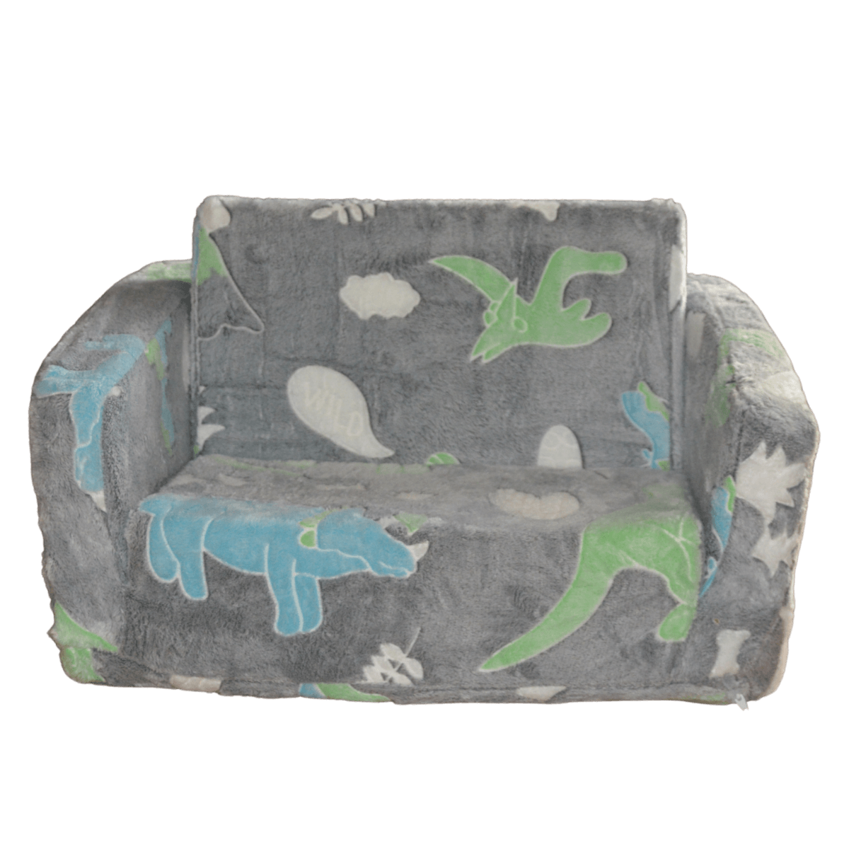 All 4 Kids Samuel The Dino Kid Couch with Storage