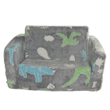 All 4 Kids Samuel The Dino Kid Couch with Storage