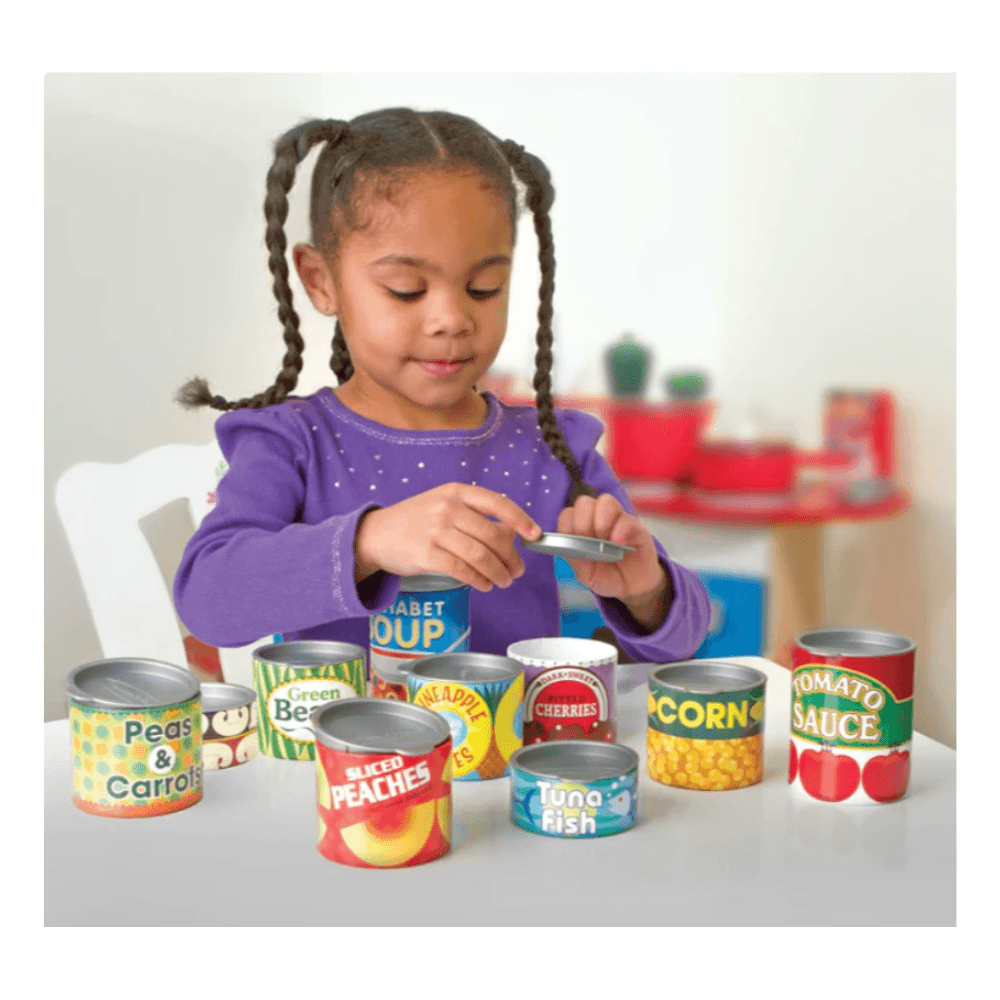 Melissa & Doug Let's Play House! Grocery Cans