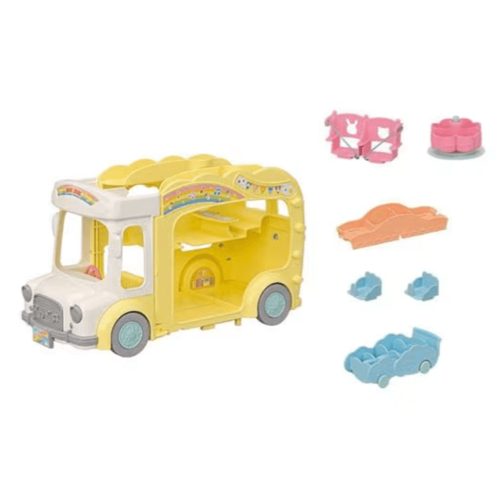 Sylvanian Families Rainbow Fun Nursery Bus