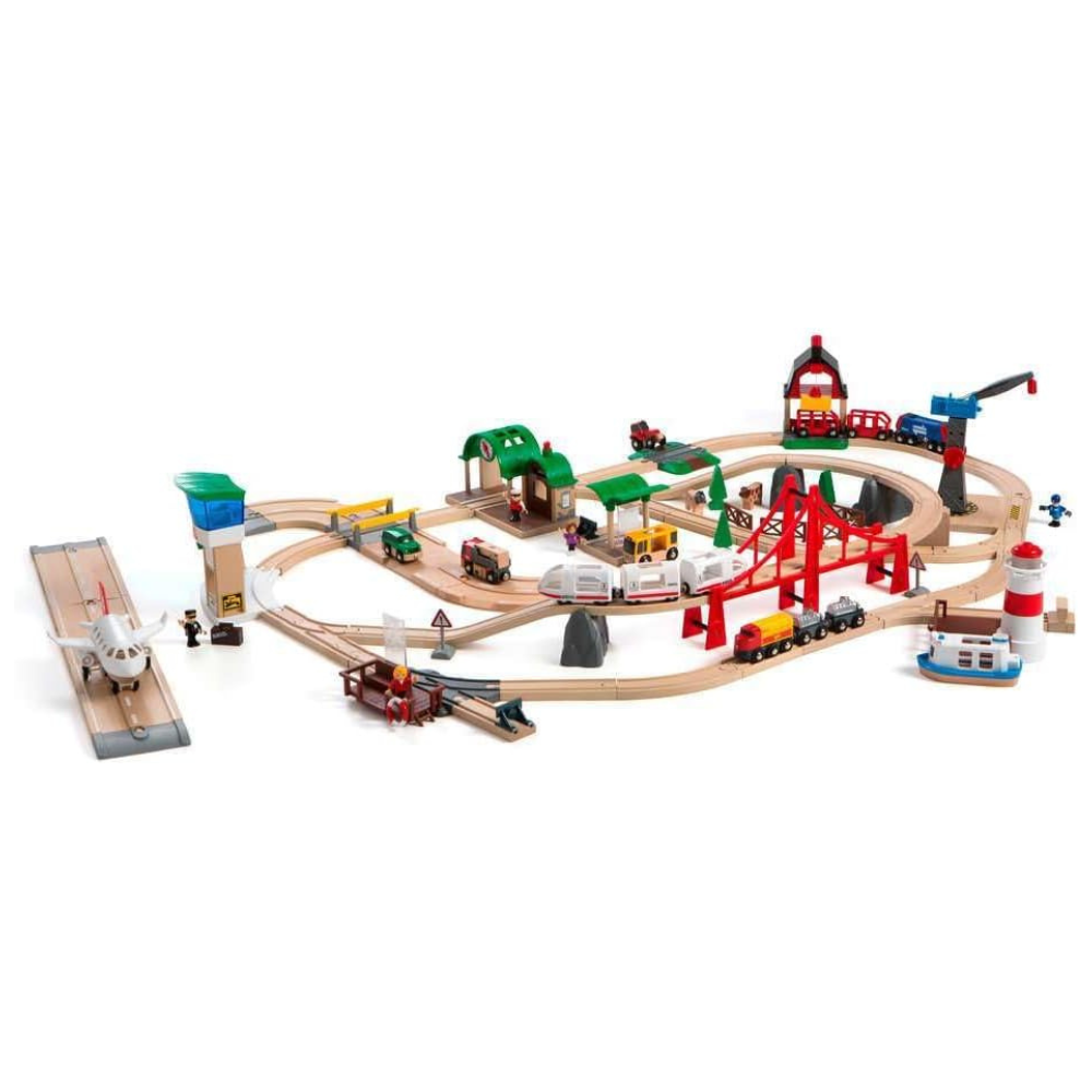 BRIO Railway World Deluxe Set 106 pieces