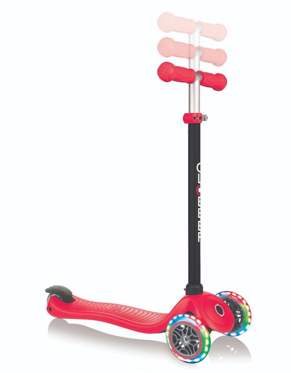 Globber GO UP SPORTY Lights - Red