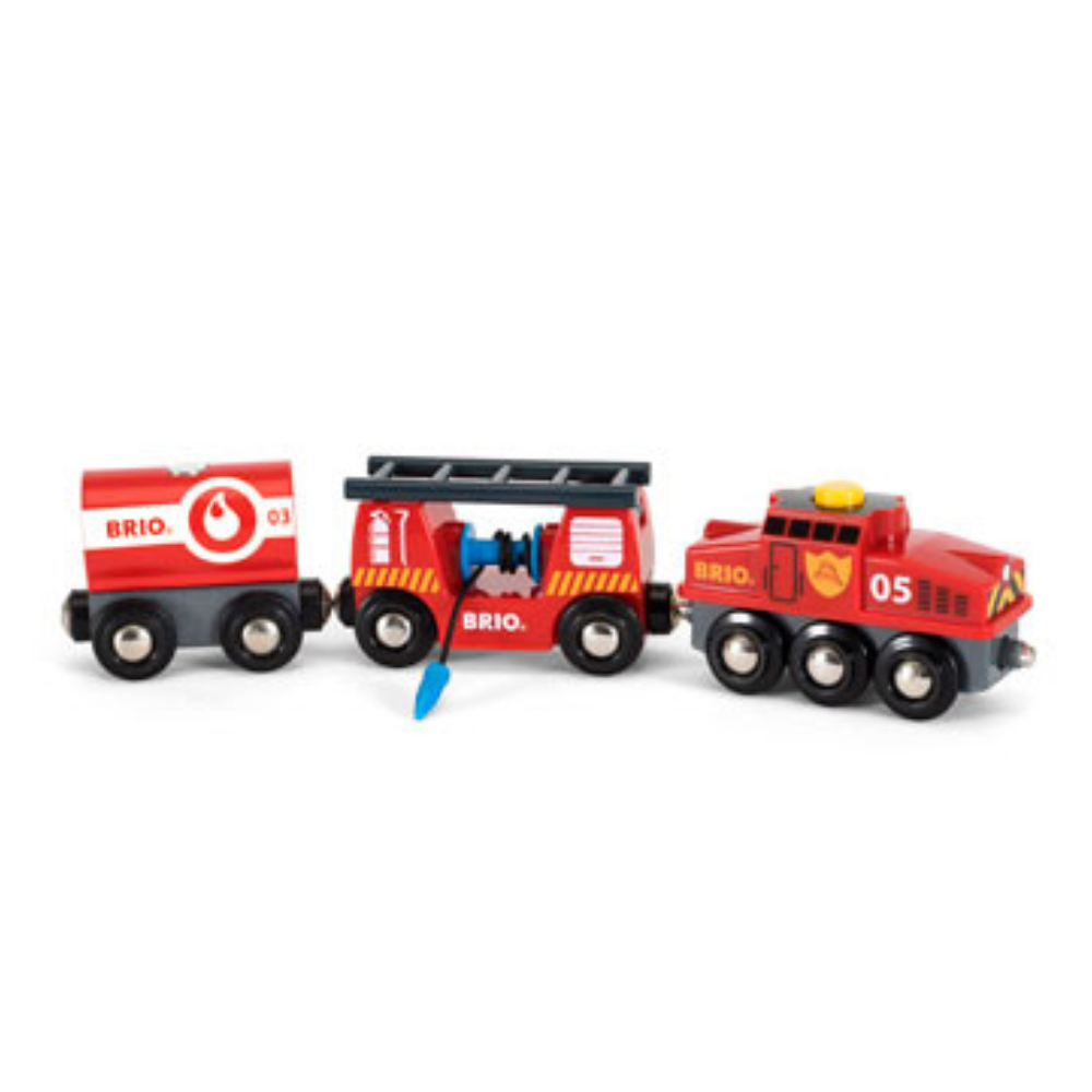 BRIO Rescue Firefighting Train 4 pieces