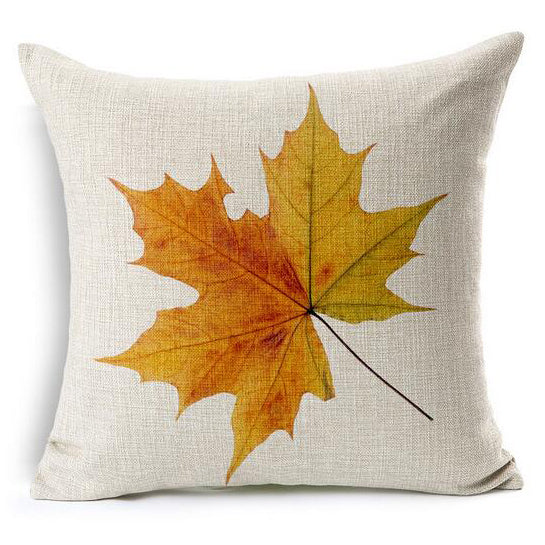 All 4 Kids 45cm Square Throw Pillow Cushion Cover - Maple Leaf