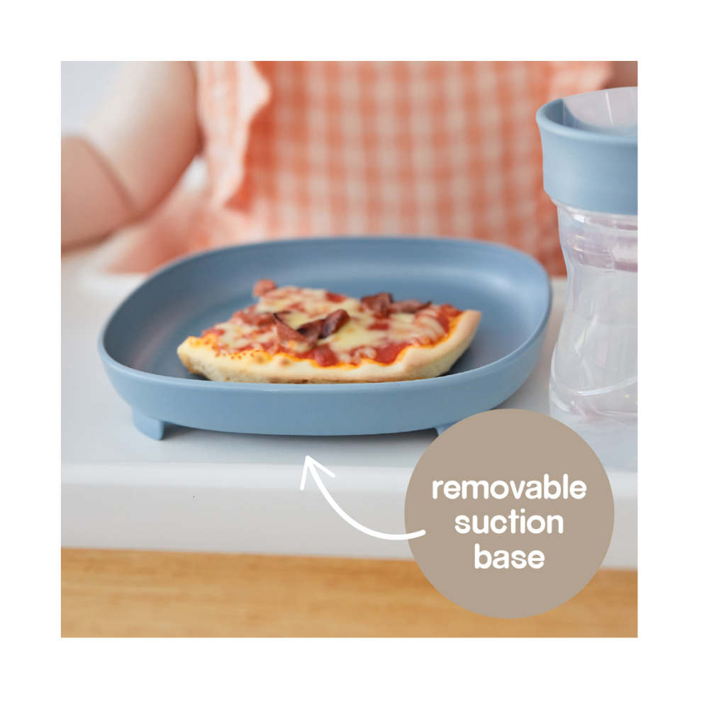 B.Box Silicone Plate + Lid - latte