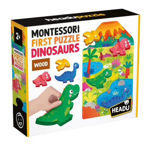 Headu Montessori First Puzzle Dinosaurs