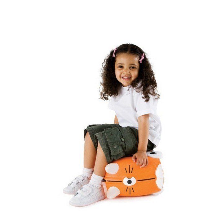 Trunki Kids Ride On Luggage Suitcase - Tipu the Tiger