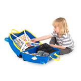 Trunki Kids Ride on Luggage Suitcase - Percy Police Car