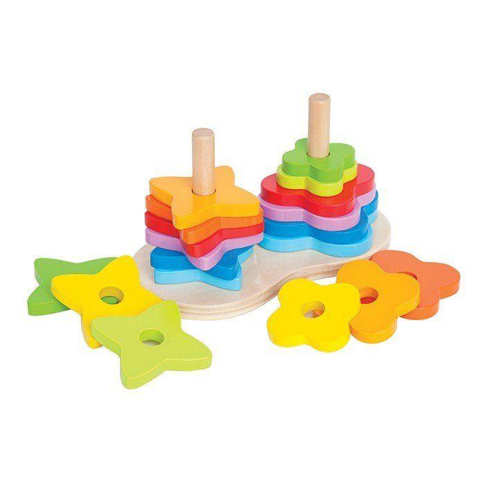 Hape Double Rainbow Stacker