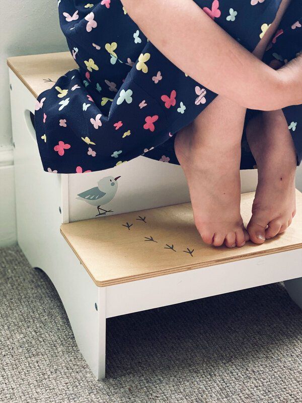 Tender Leaf Toys Kids Wooden Forest Step Stool