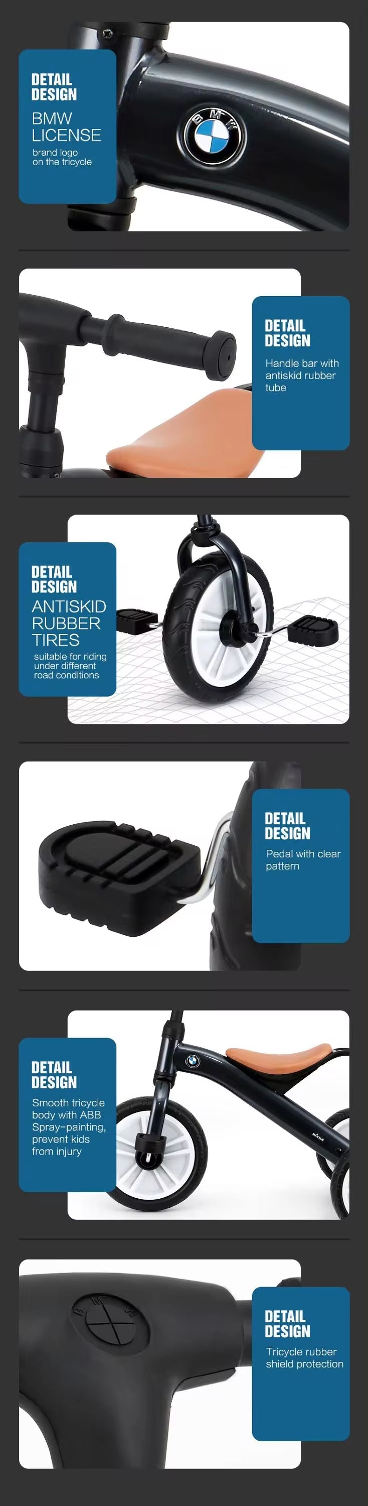 Rastar Licensed BMW Tricycle Bike