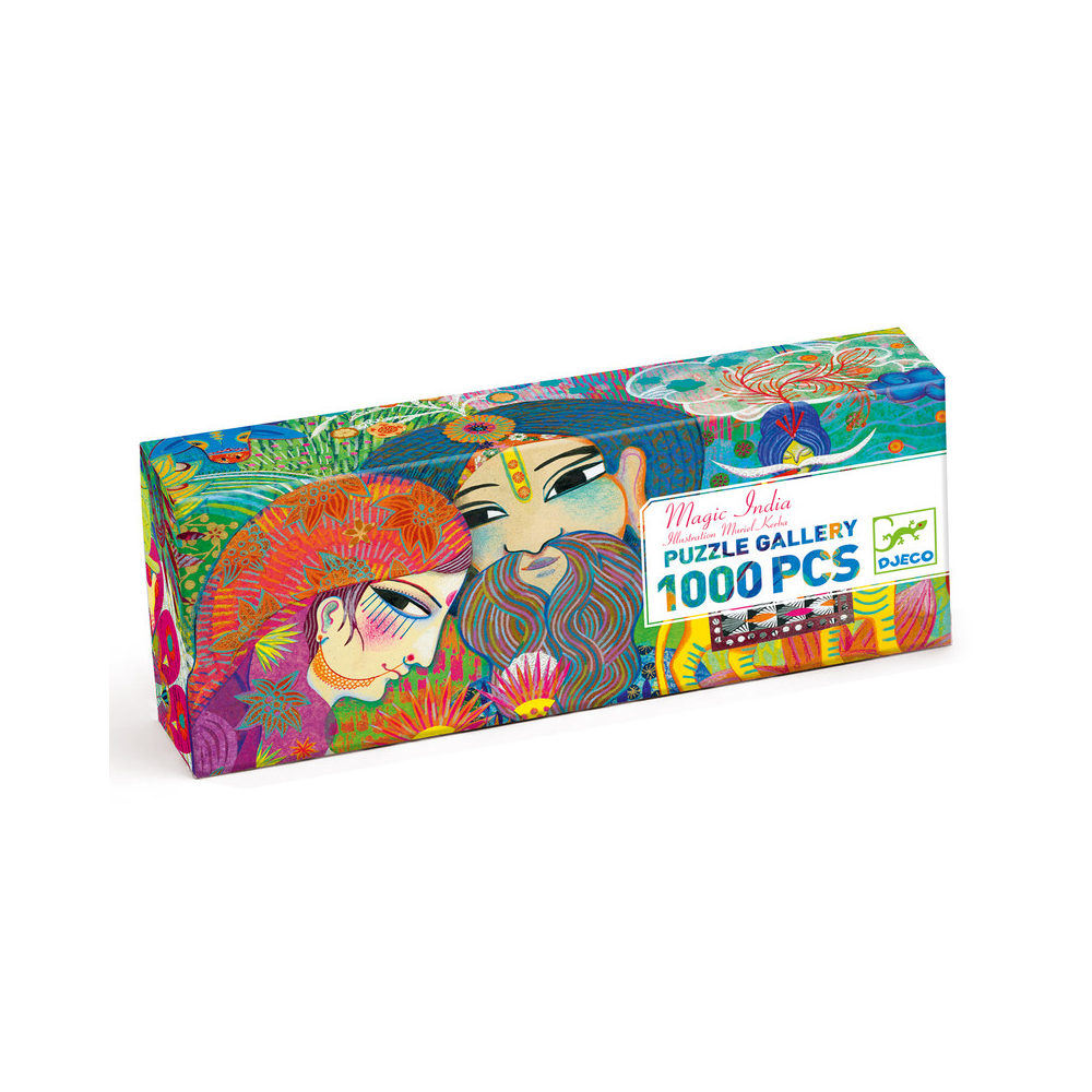 Djeco Magic India 1000pc Gallery Puzzle