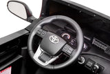 ALL 4 KIDS Licensed Double Seat Toyota Black Hilux Rugged Kids Ride On Car with RC