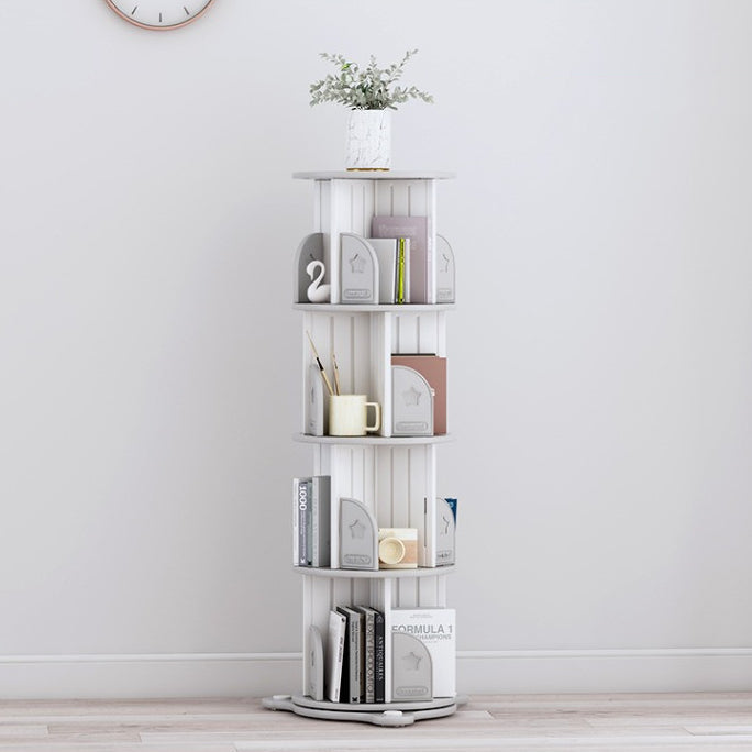All 4 Kids Madelyn 4 Levels Revolving Bookcase - Grey