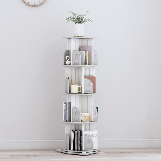 All 4 Kids Madelyn 4 Levels Revolving Bookcase - Grey