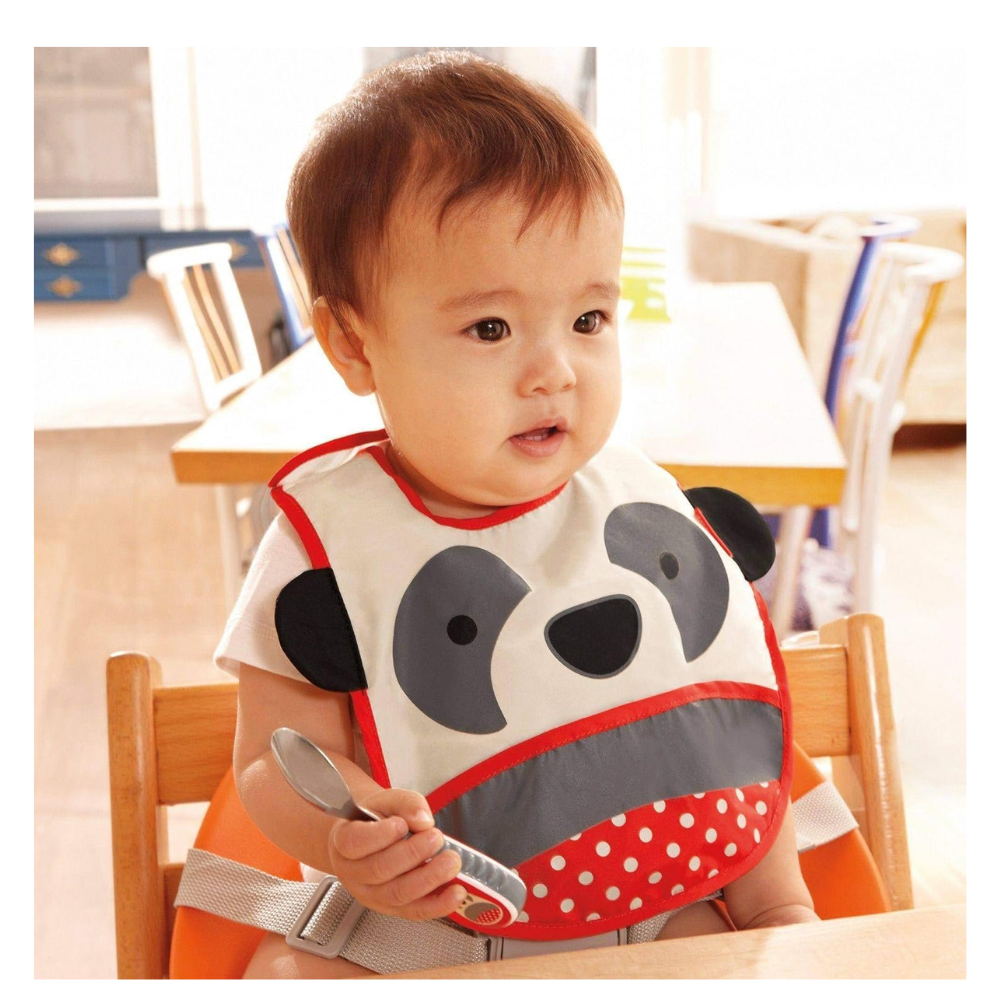 SKIP HOP Zoo Tuck-Away Bib - Panda