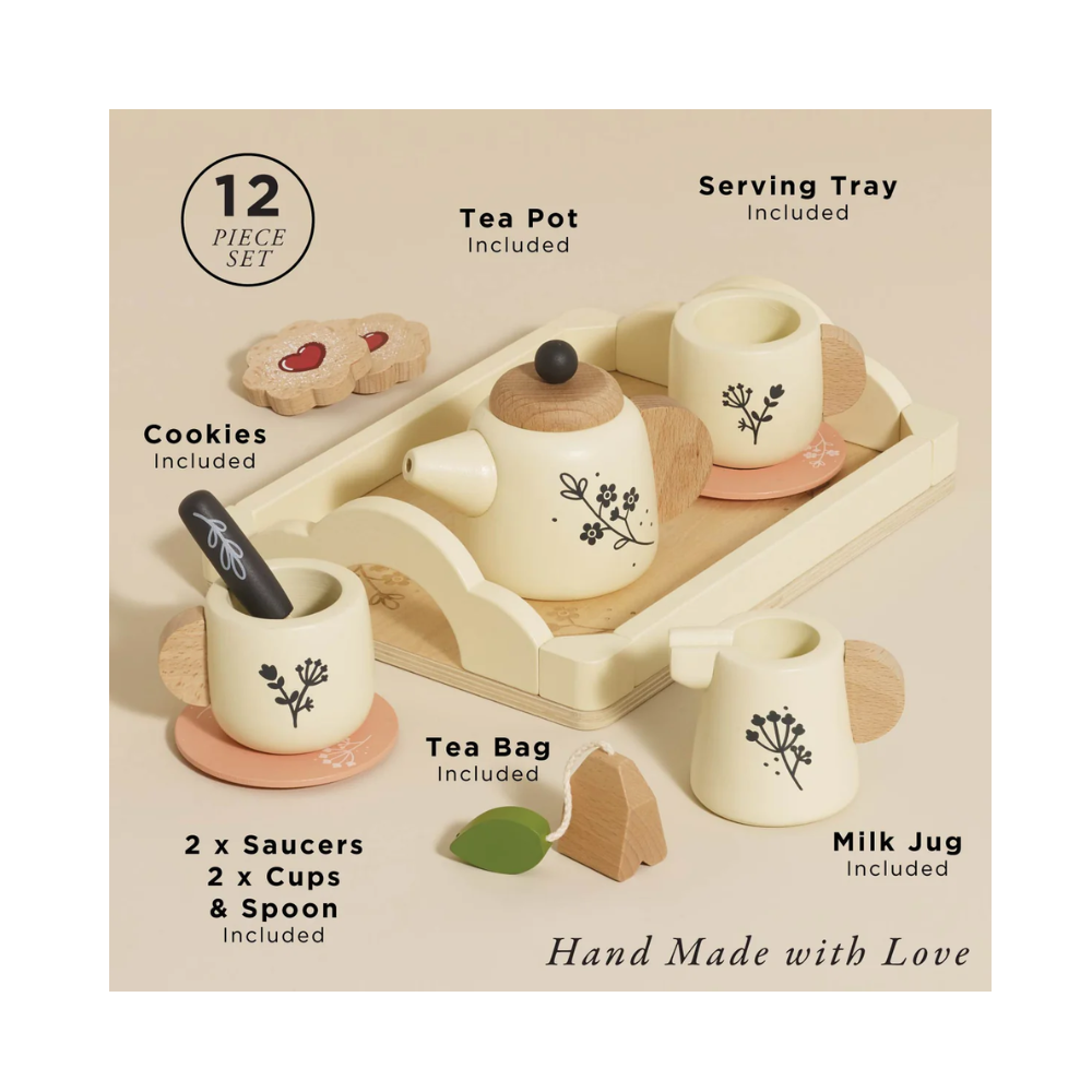 Le Toy Van Wooden Tea Set & Tray
