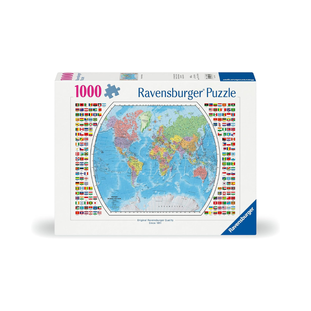Ravensburger - Political World Map Puzzle 1000 Pieces