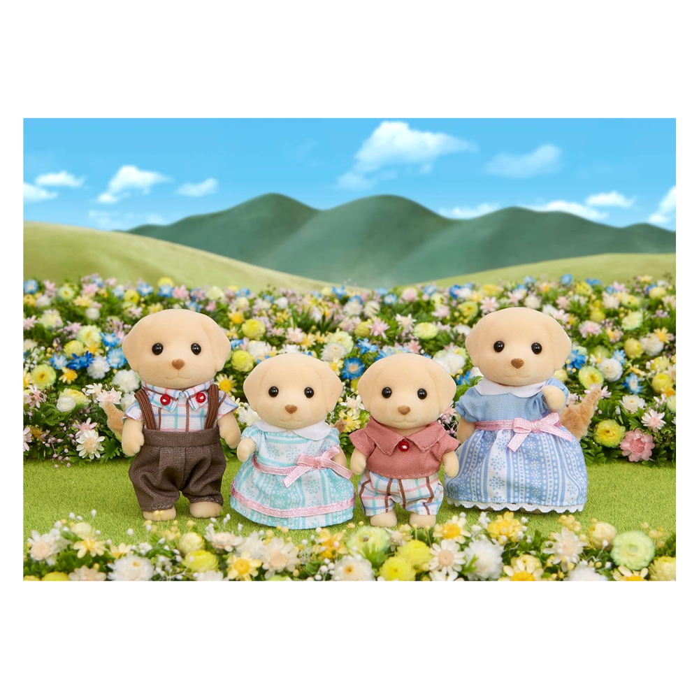 Sylvanian Families Yellow Labrador Family