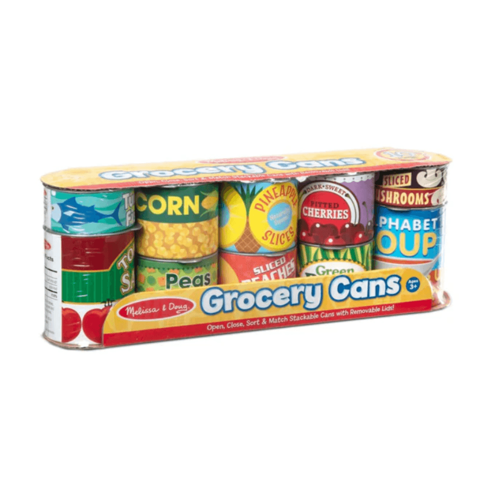 Melissa & Doug Let's Play House! Grocery Cans